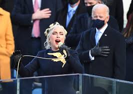 Lady Gaga inauguration national anthem performance stuns